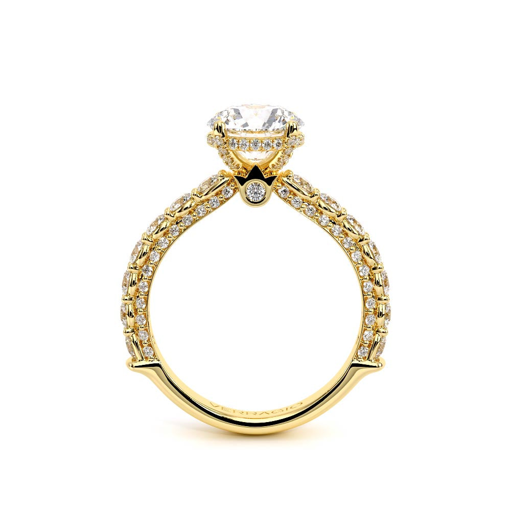 Couture-0489R25-14K Yellow Gold Round