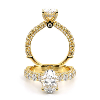 Verragio Pave Oval Engagement Ring