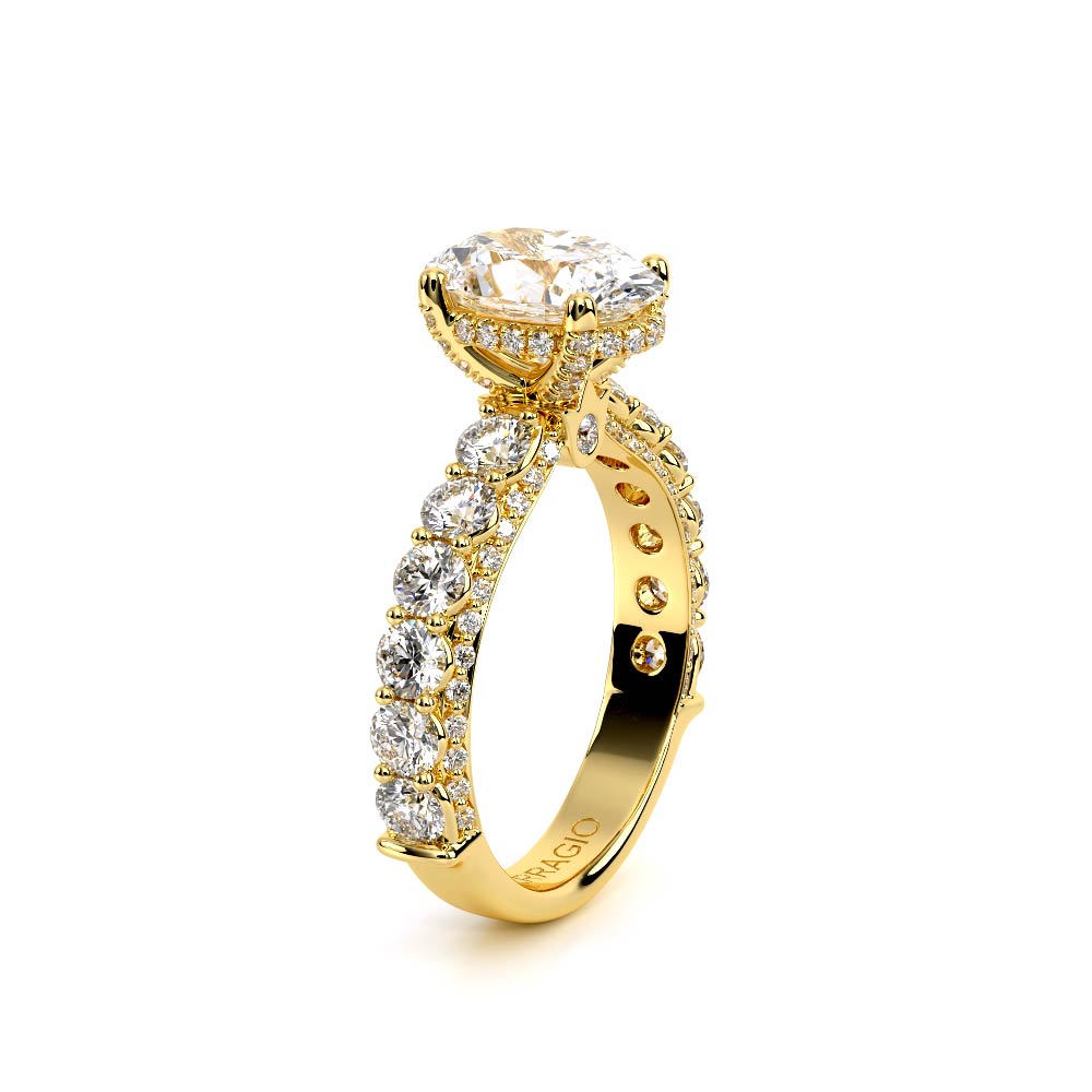 Verragio Pave Oval Engagement Ring