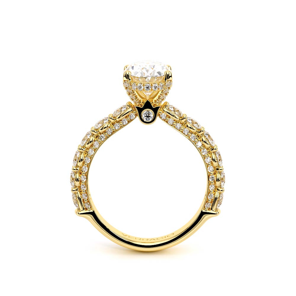 Couture-0489OV30-14K Yellow Gold Oval