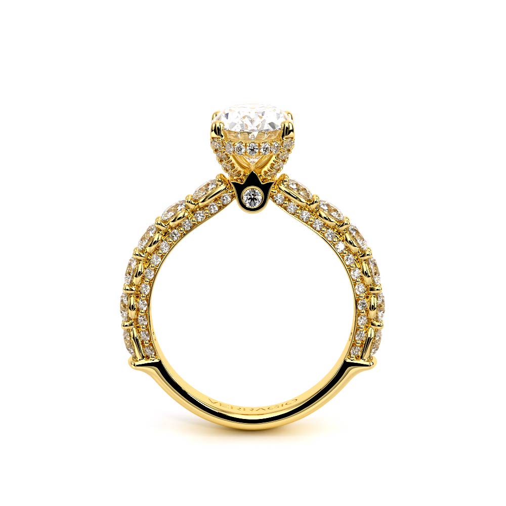 Verragio Pave Oval Engagement Ring