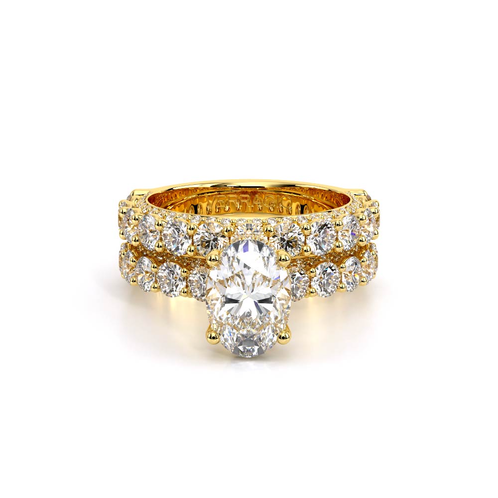 Verragio Pave Oval Engagement Ring