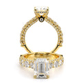 Verragio Pave Emerald Engagement Ring