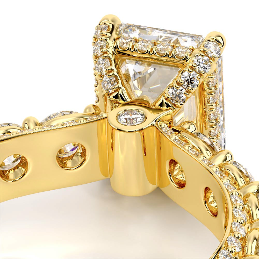 Couture-0489EM34-14K Yellow Gold Emerald