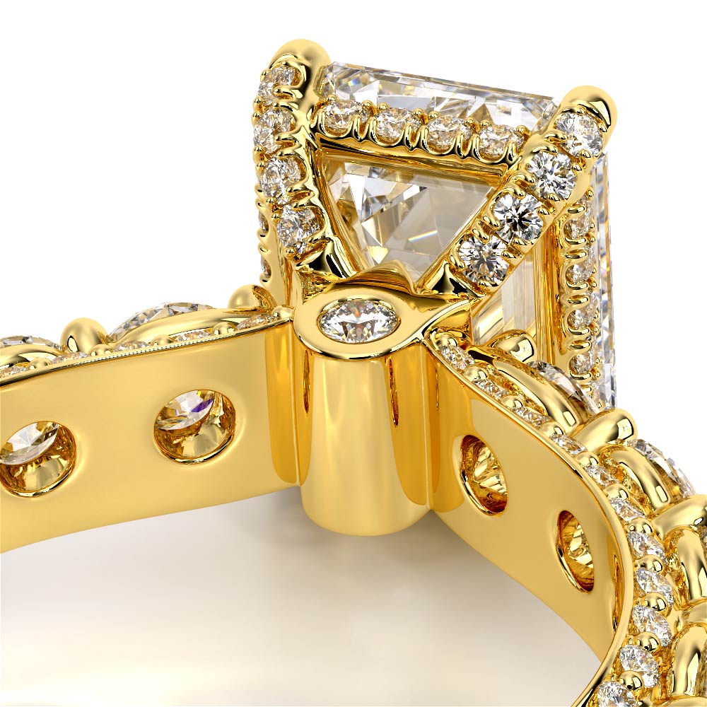 Verragio Pave Emerald Engagement Ring