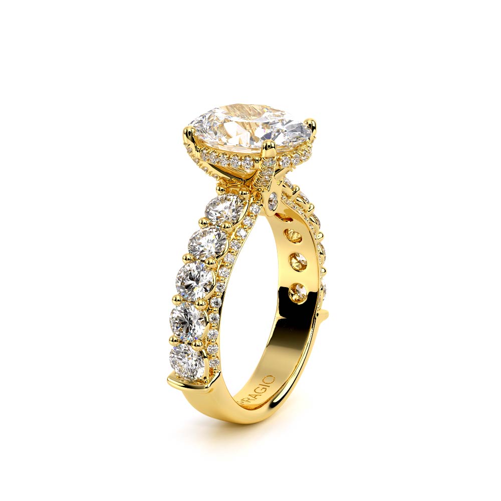 Verragio Pave Oval Engagement Ring
