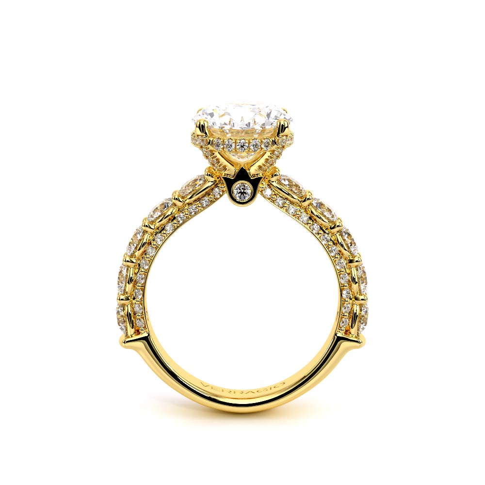 Verragio Pave Oval Engagement Ring