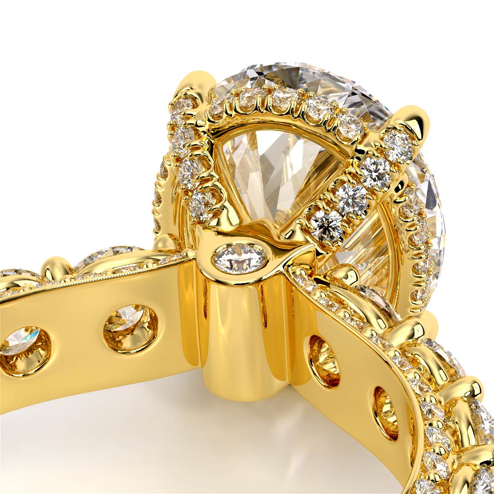 Verragio Pave Oval Engagement Ring