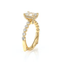 Vanguard-2201EM-18K Yellow Gold Emerald