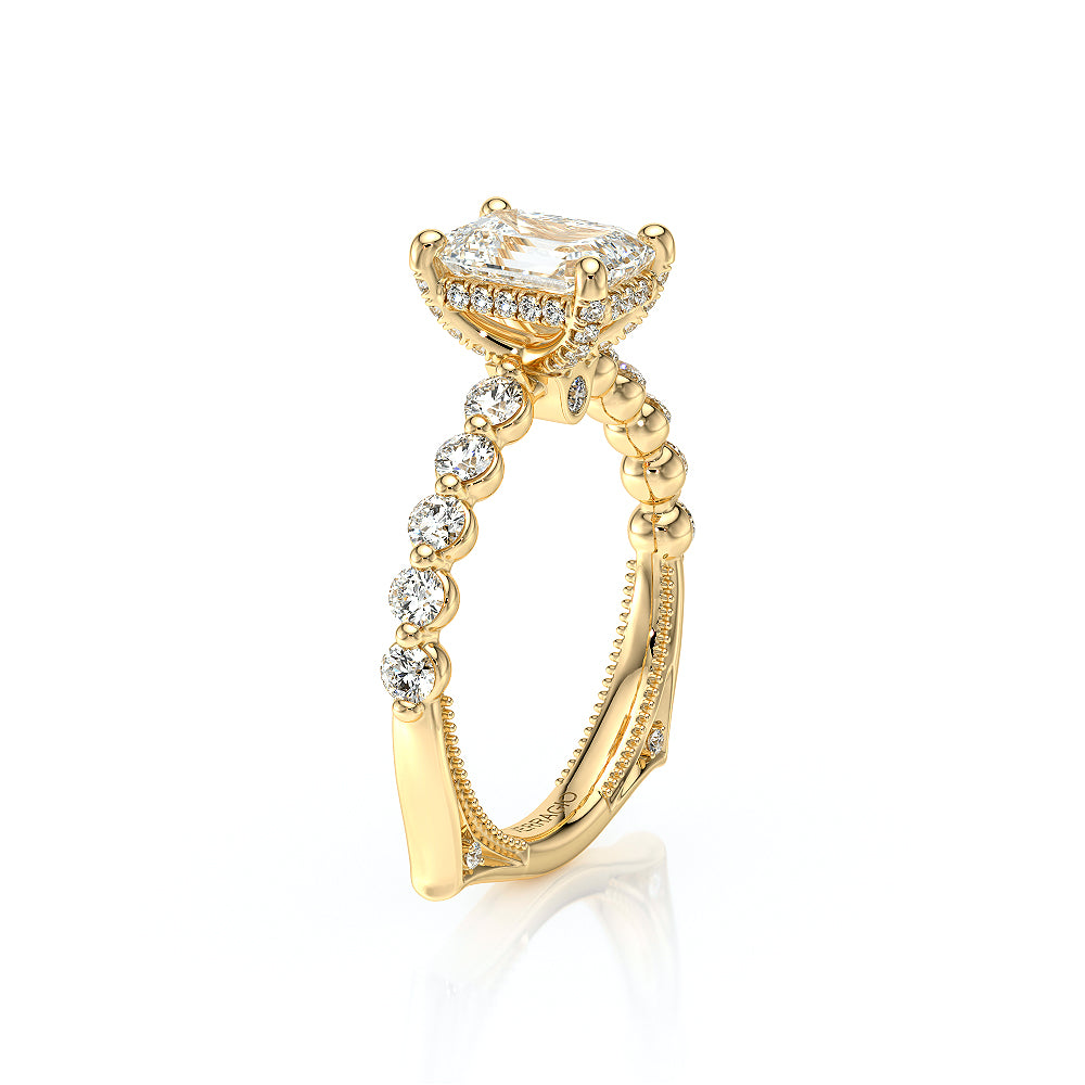 Vanguard-2201EM-18K Yellow Gold Emerald
