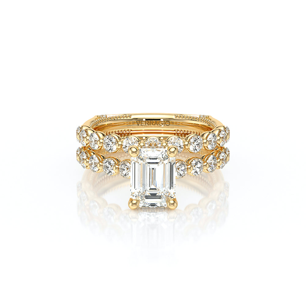 Vanguard-2201EM-18K Yellow Gold Emerald