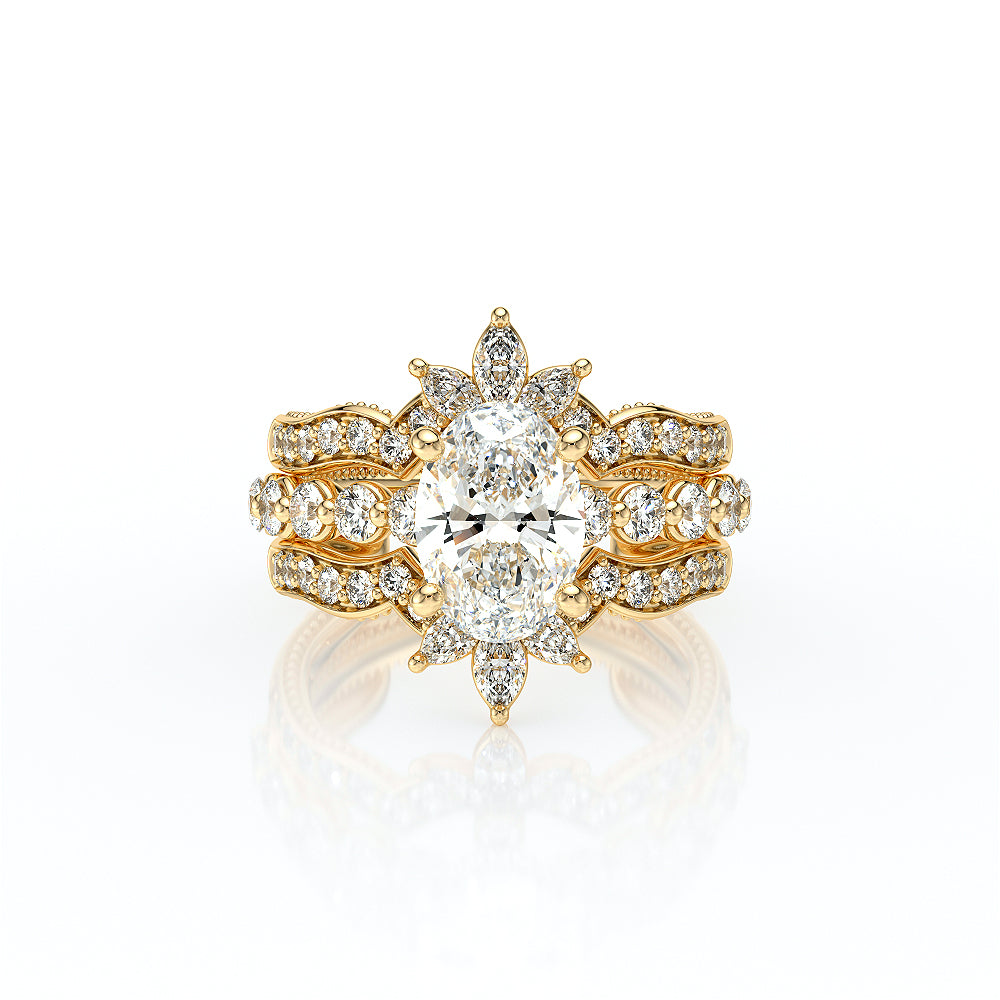 Vanguard-2201OV-14K Yellow Gold Oval