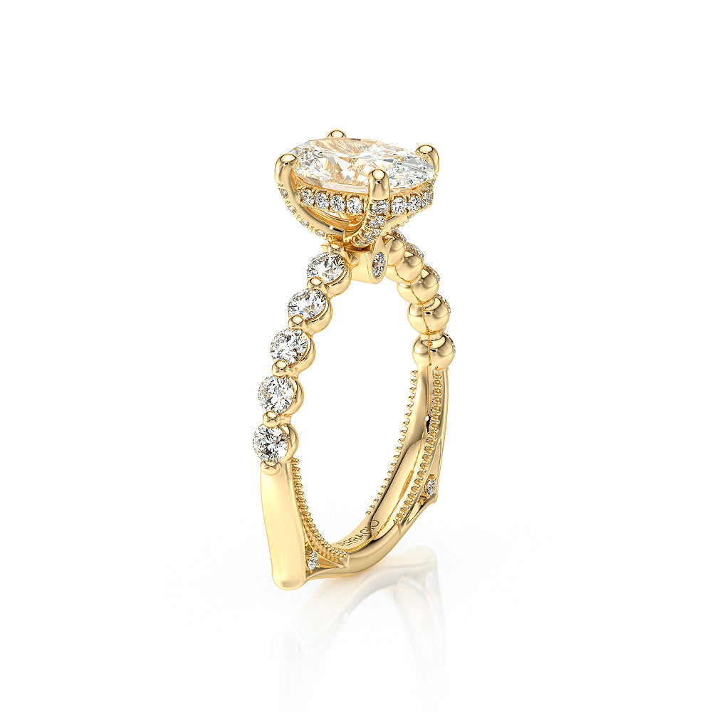 Vanguard-2201OV-18K Yellow Gold Oval