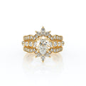 Vanguard-2201PS-18K Yellow Gold Pear