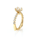 Vanguard-2201PS-18K Yellow Gold Pear