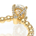 Vanguard-2201PS-14K Yellow Gold Pear