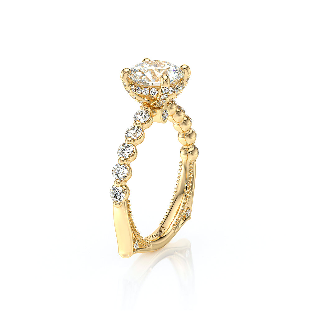 Vanguard-2201R-14K Yellow Gold Round
