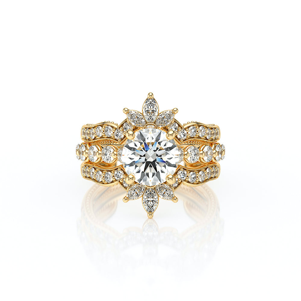 Vanguard-2201R-18K Yellow Gold Round