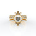 Vanguard-2202EM-18K Yellow Gold Emerald