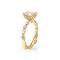 Verragio Halo Emerald Engagement Ring