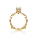 Vanguard-2202EM-14K Yellow Gold Emerald