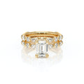 Vanguard-2202EM-14K Yellow Gold Emerald