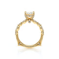 Vanguard-2202OV-14K Yellow Gold Oval