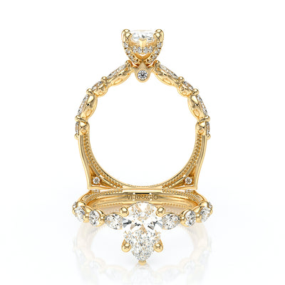 Verragio Halo Pear Engagement Ring