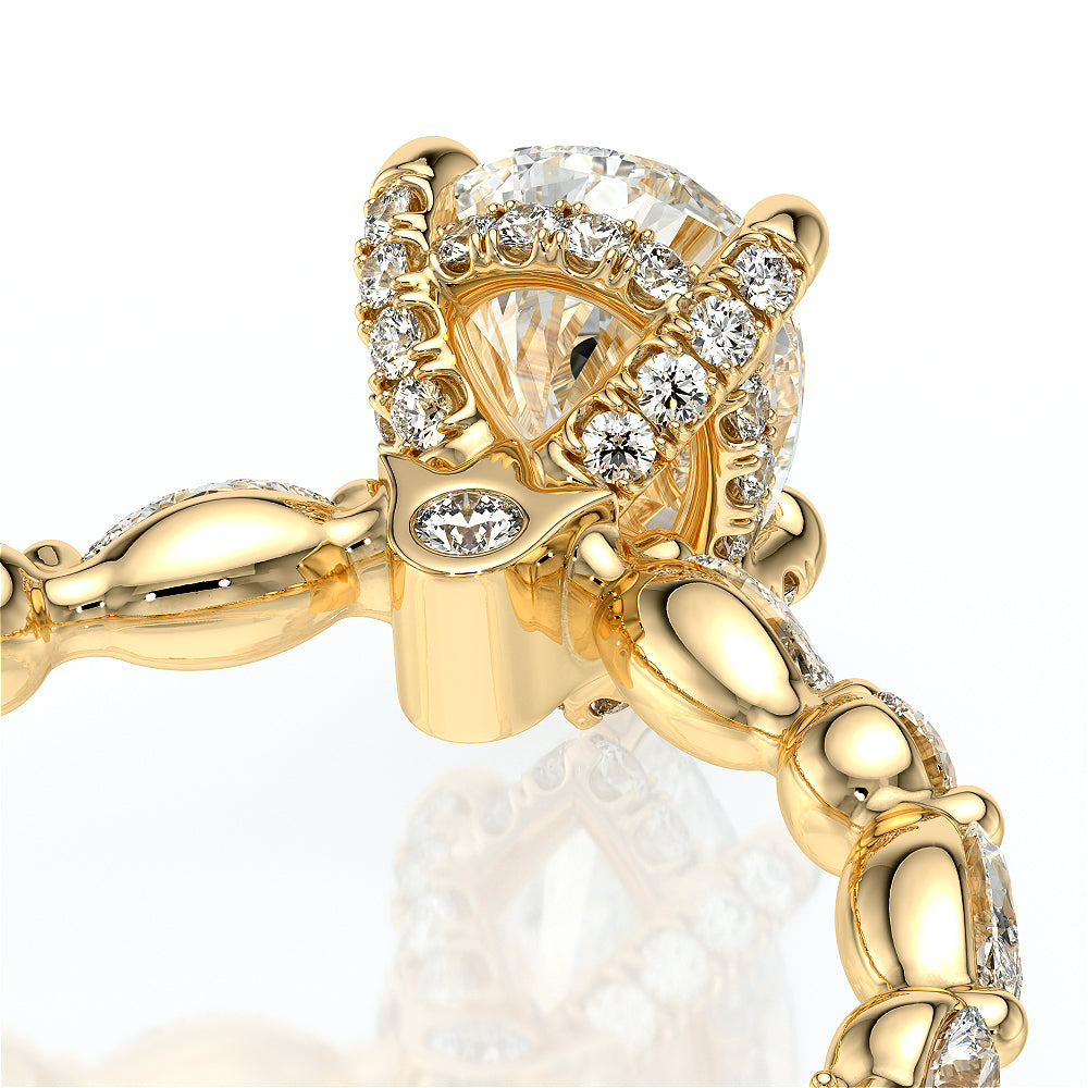 Vanguard-2202PS-14K Yellow Gold Pear