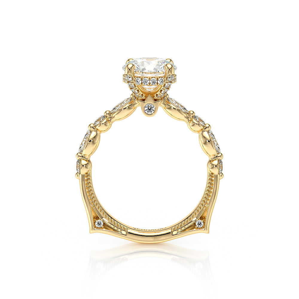 Verragio Halo Round Engagement Ring