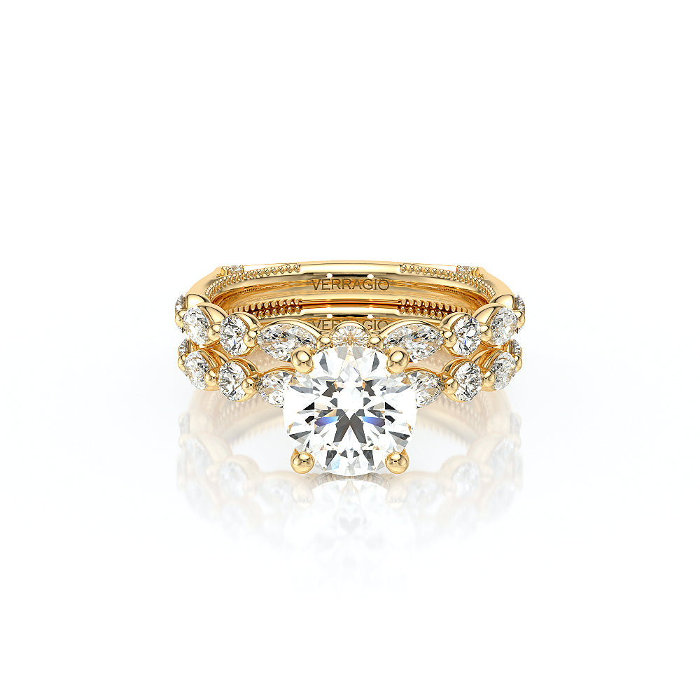 Vanguard-2202R-14K Yellow Gold Round