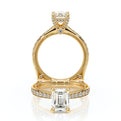 Verragio Halo Emerald Engagement Ring