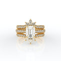 Vanguard-2203EM-14K Yellow Gold Emerald