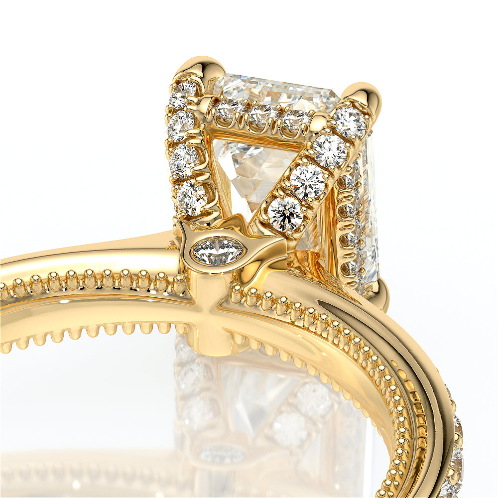 Vanguard-2203EM-14K Yellow Gold Emerald