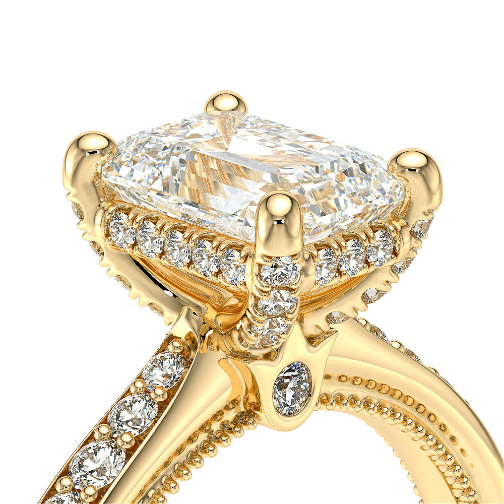 Vanguard-2203EM-14K Yellow Gold Emerald