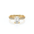 Vanguard-2203EM-14K Yellow Gold Emerald