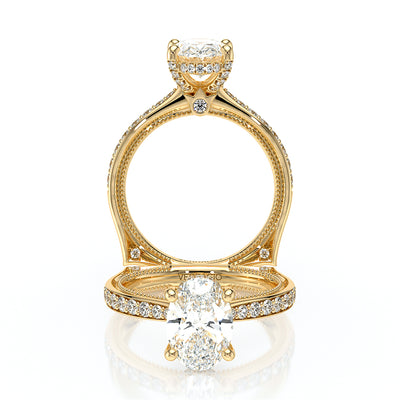 Verragio Halo Oval Engagement Ring