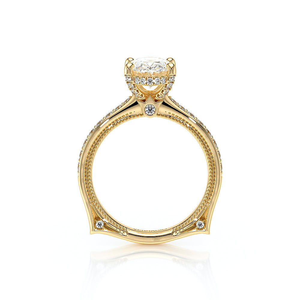 Vanguard-2203OV-18K Yellow Gold Oval