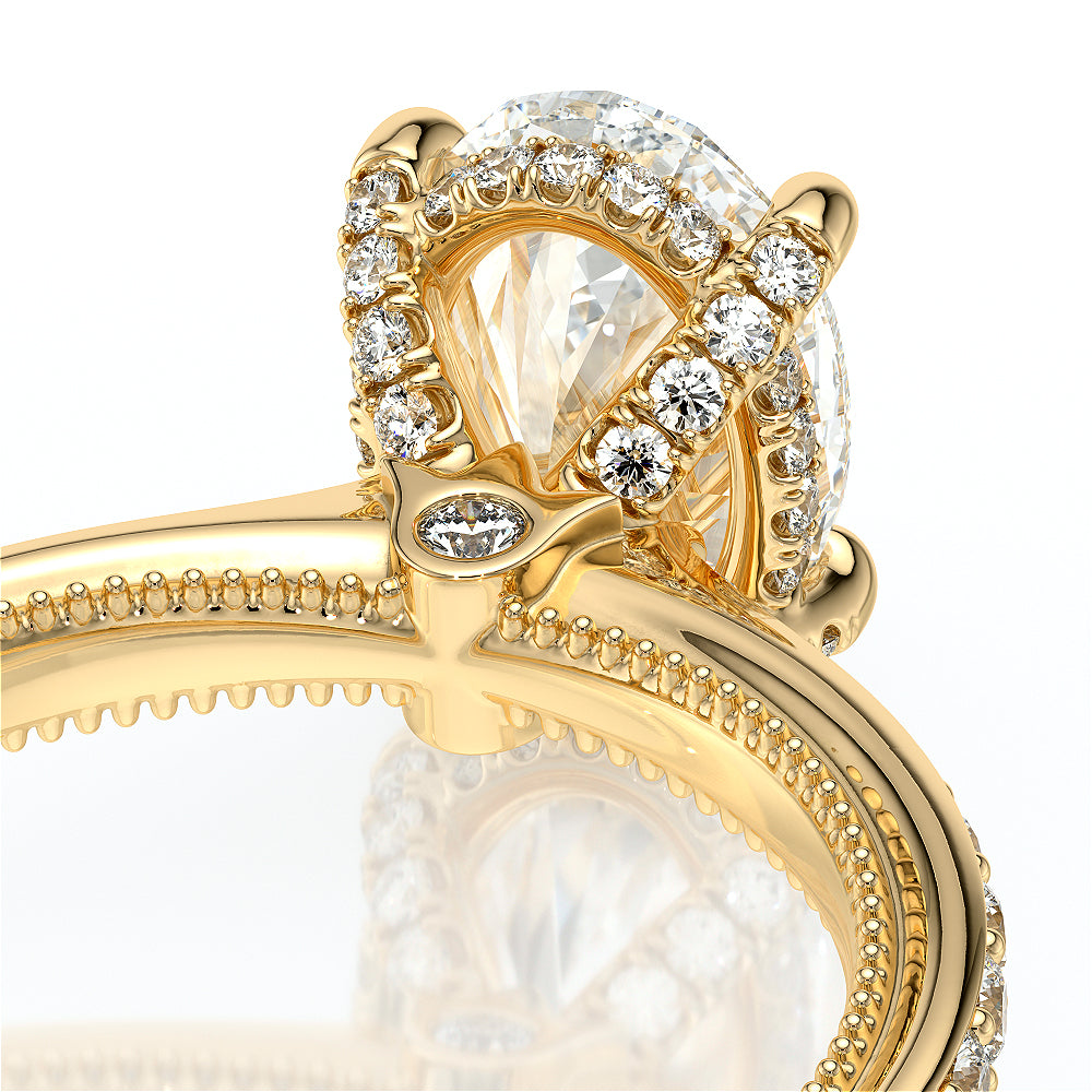 Vanguard-2203OV-14K Yellow Gold Oval