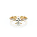 Vanguard-2203OV-18K Yellow Gold Oval