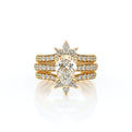 Vanguard-2203PS-14K Yellow Gold Pear