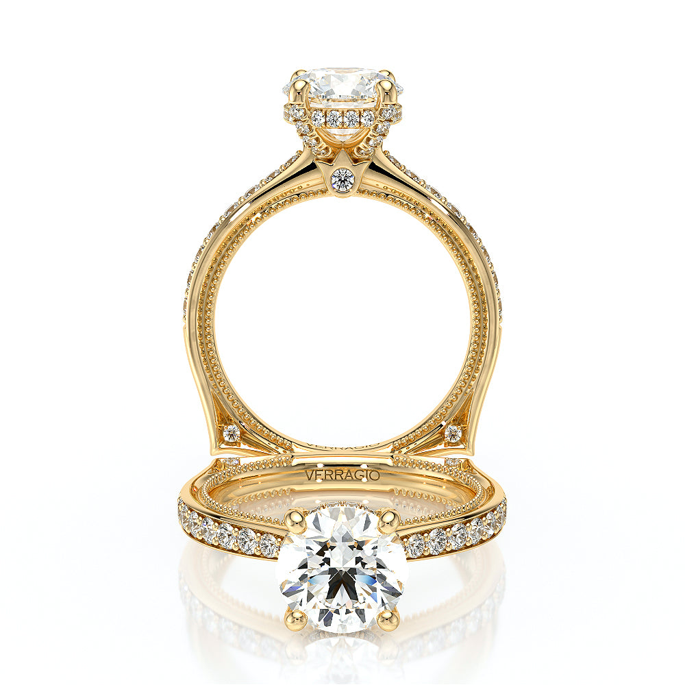 Verragio Halo Round Engagement Ring
