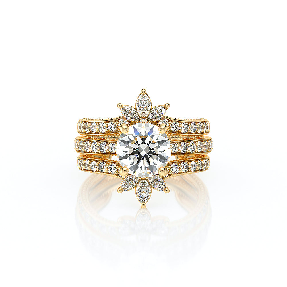 Vanguard-2203R-14K Yellow Gold Round