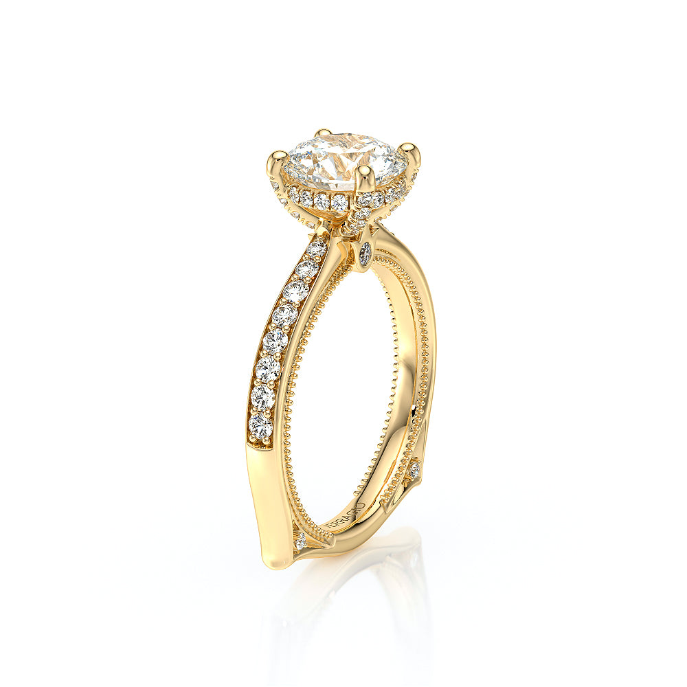 Vanguard-2203R-14K Yellow Gold Round