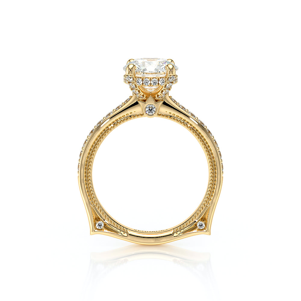 Vanguard-2203R-14K Yellow Gold Round