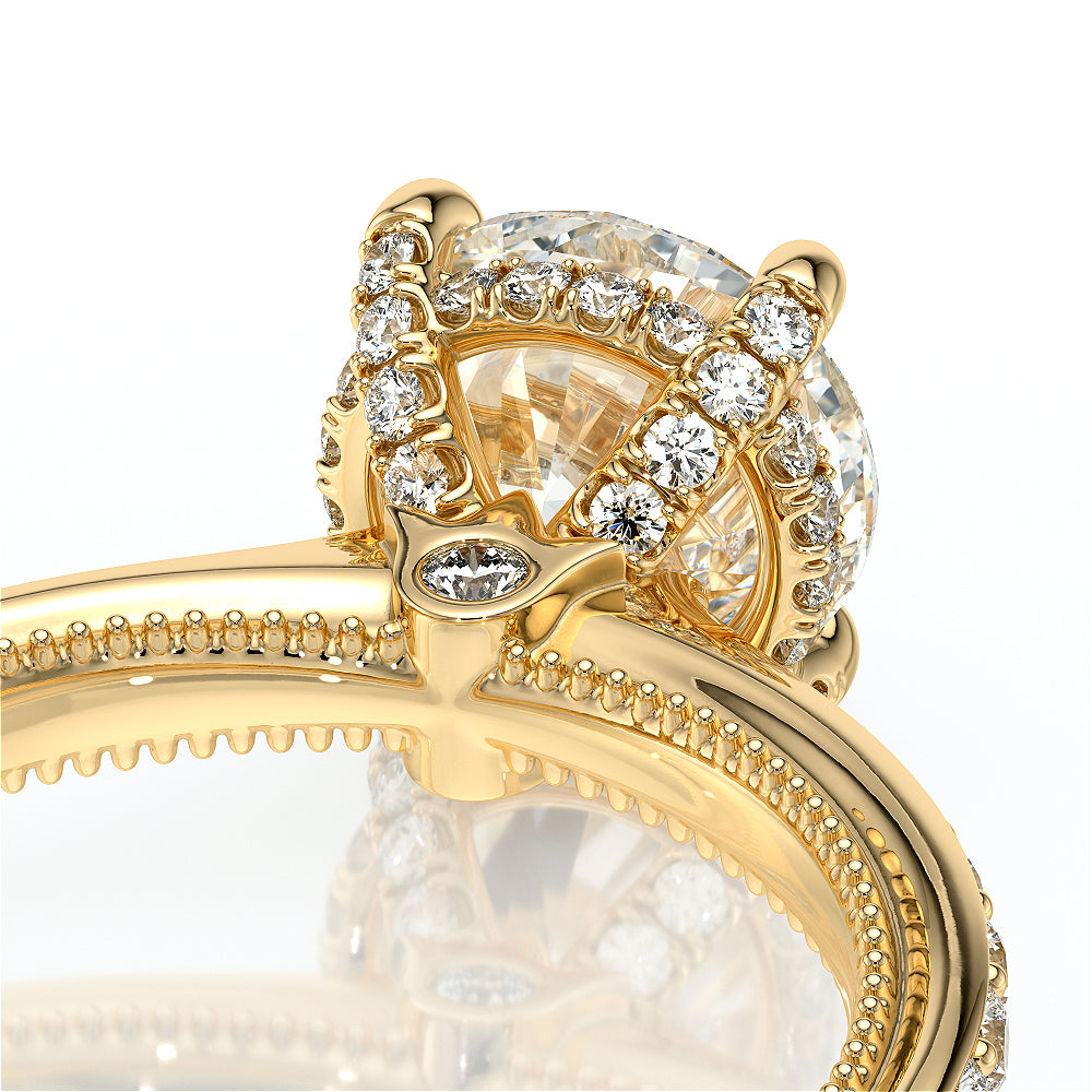 Verragio Halo Round Engagement Ring