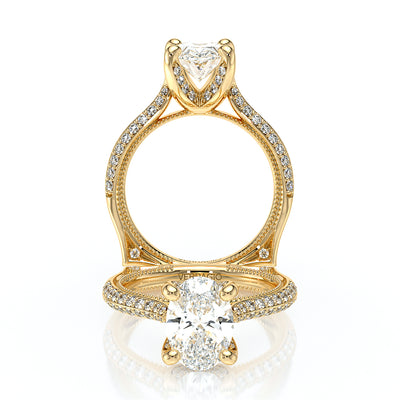 Verragio Halo Oval Engagement Ring