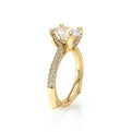 Vanguard-2204OV-14K Yellow Gold Oval