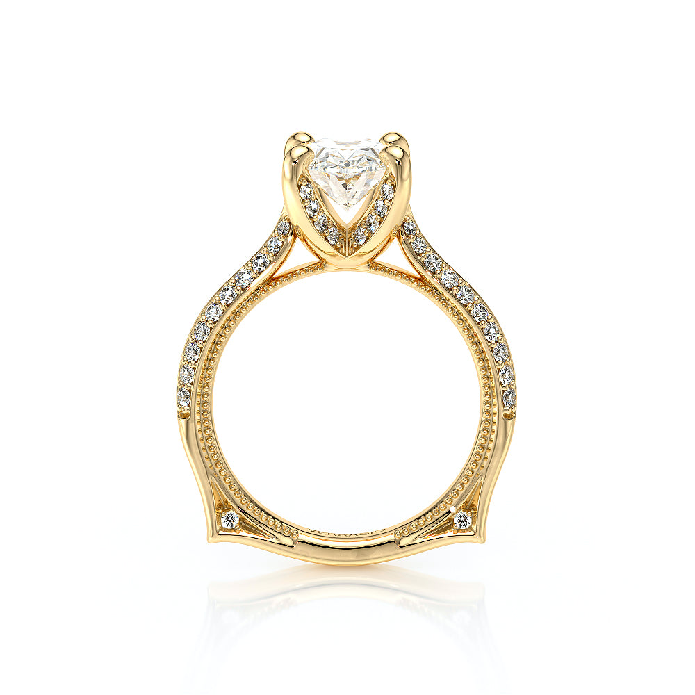 Vanguard-2204OV-14K Yellow Gold Oval