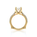 Vanguard-2204OV-18K Yellow Gold Oval